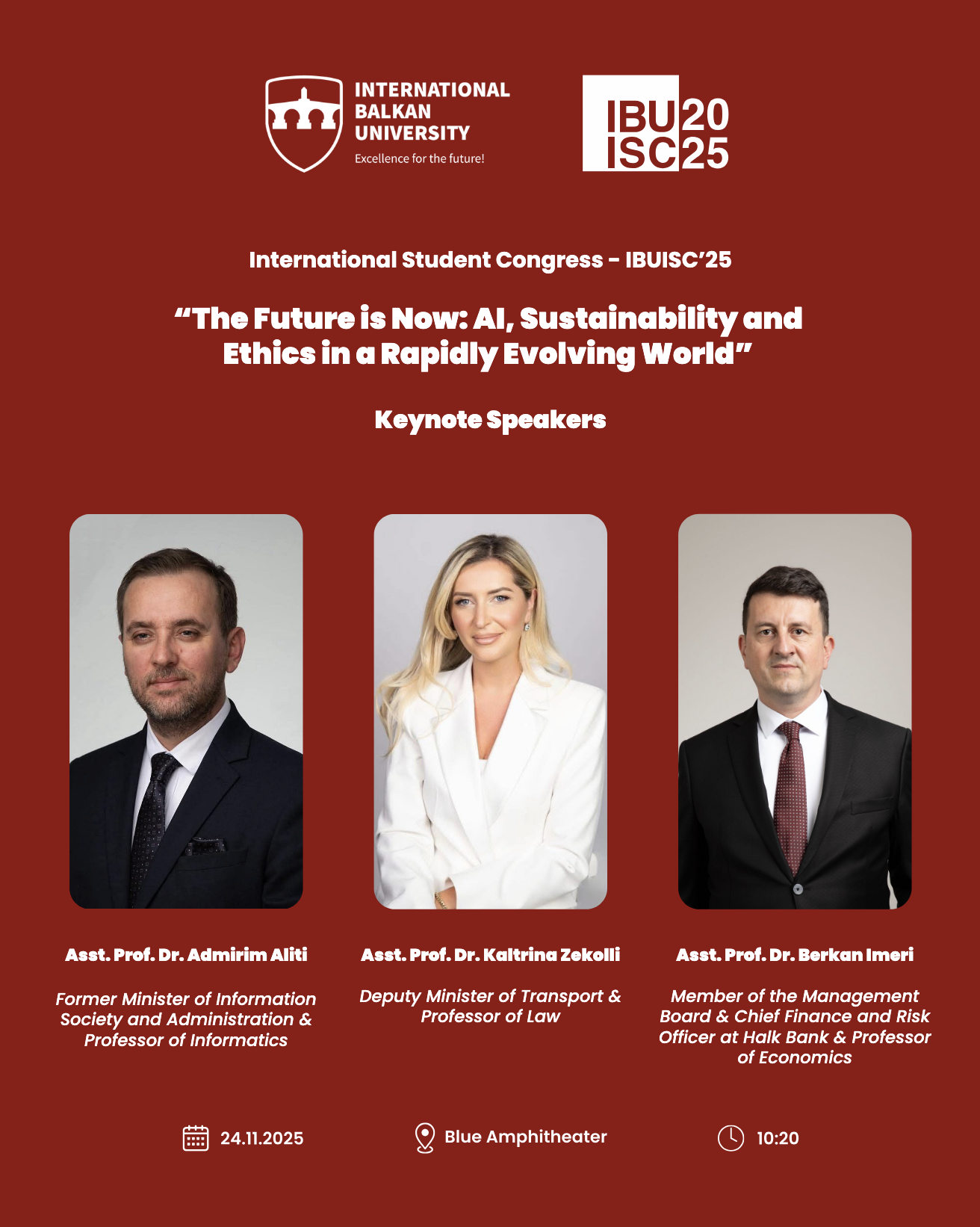 Keynote Speakers - IBUISC 2025